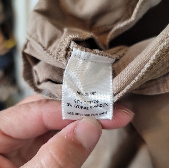 PENDLETON CAMEL TAN KHAKI TROUSERS, SZ 12 - Picture 5 of 11